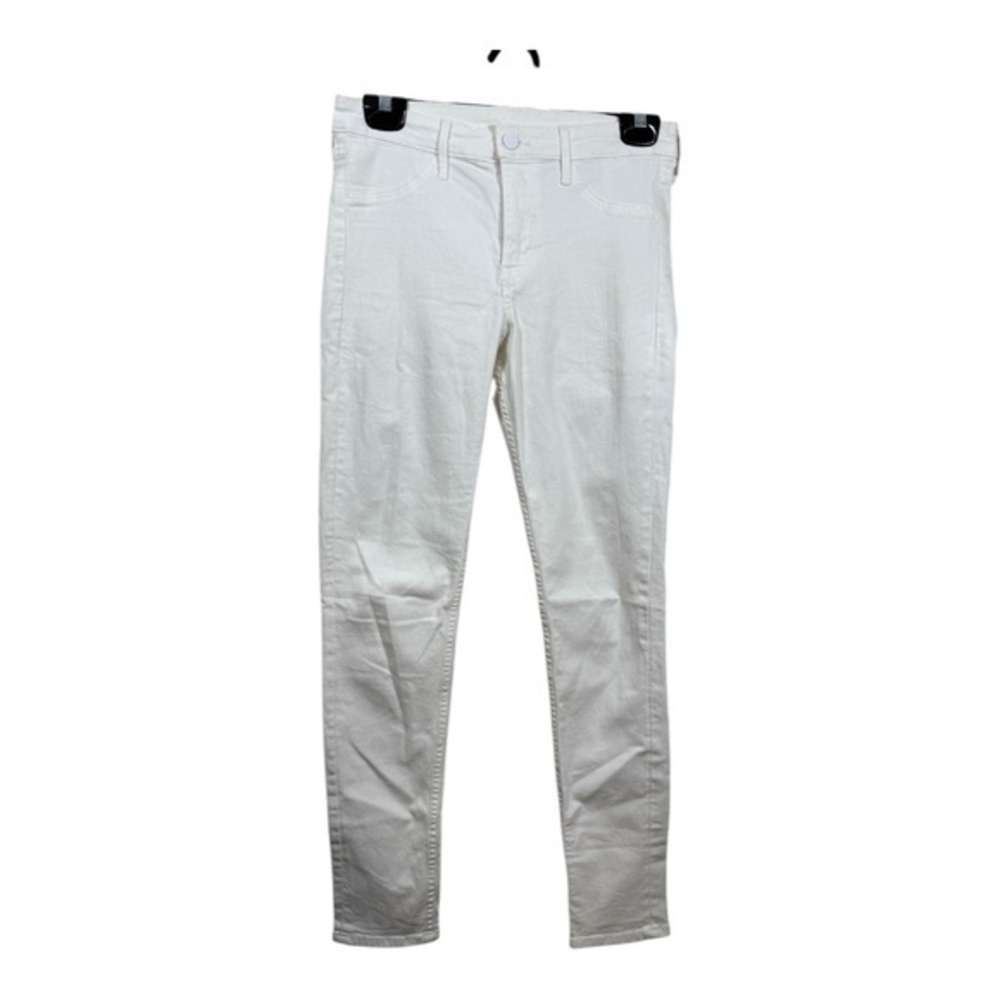 H&M &Denim Jeans Womens Size 28 White Skinny Ankle Preppy Minimalist Normcore